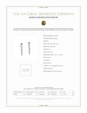 0.36 Ct.Tw. Natural Diamond Accent Stones Earrings, 18K White Gold Scan Report