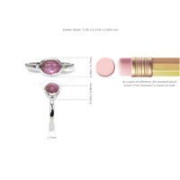 1.49 Ct. Ruby Natural Diamond Three Stone Ring, Platinum 950 Image