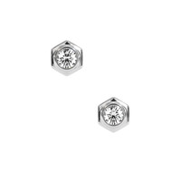 0.20&nbsp;Ct.Tw.Total Carat Weight Natural Diamond Studs Earrings, 18K White Gold Video