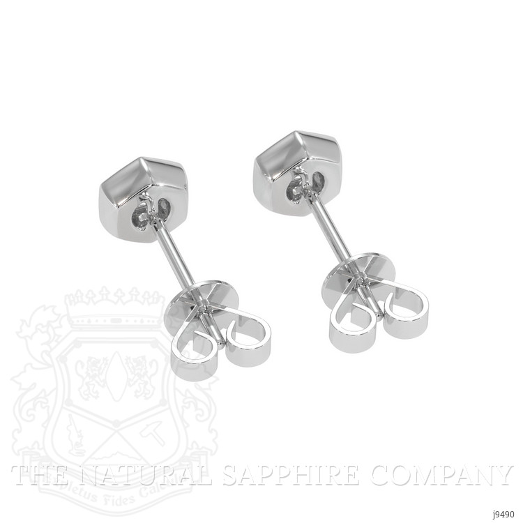 0.20 Ct.Tw. Natural Diamond Studs Earrings, 18K White Gold
