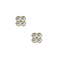 1.64 Ct.Tw. Natural Diamond 18K Yellow Gold earring