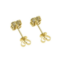 1.64 Ct.Tw. Natural Diamond Studs Earrings, 18K Yellow Gold Image