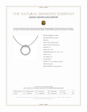 1.98 Ct. Natural Diamond Pave Pendant, 18K White Gold Scan Report