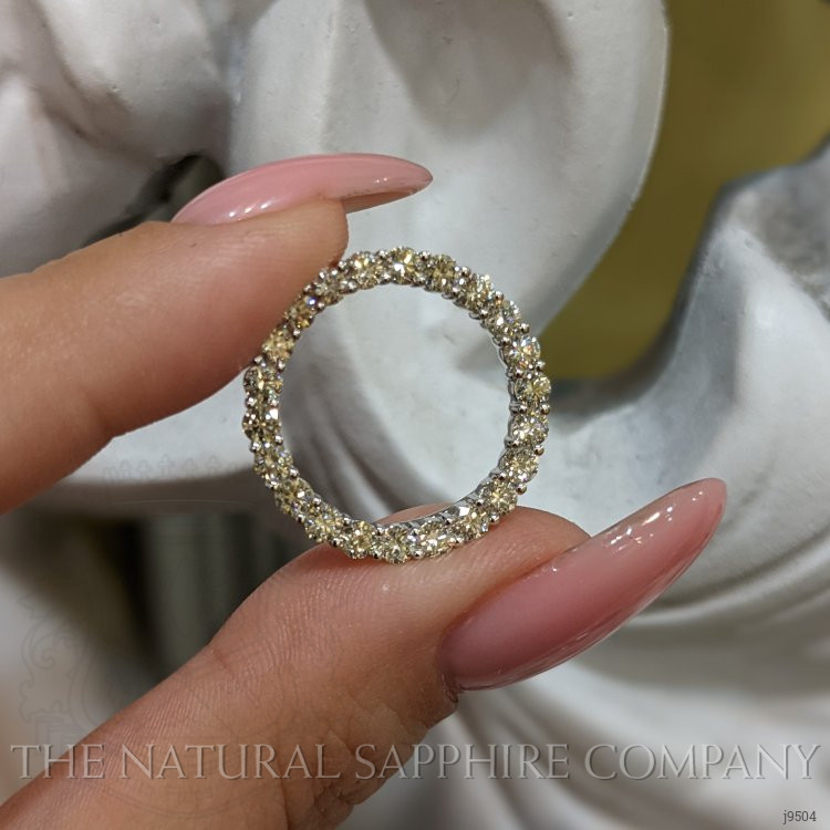 1.98 Ct. Natural Diamond Pave Pendant, 18K White Gold