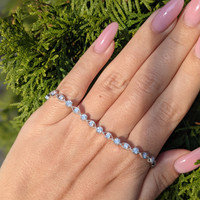 2.72 Ct.Tw. Natural Diamond 18K White Gold bracelet