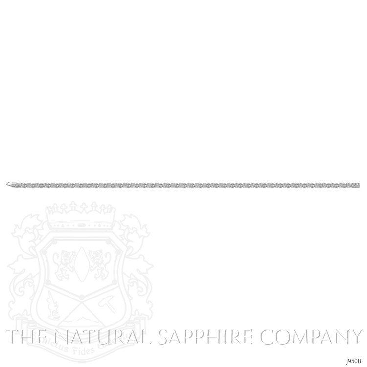 2.57 Ct.Tw. Natural Diamond Pave Bracelet, 18K White Gold