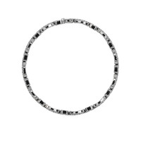 3.96 Ct.Tw.Total Carat Weight Natural Diamond Pave Bracelet, 18K White Gold Image