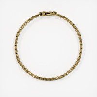 1.24 Ct.Tw. Ruby Natural Diamond Bezel Bracelet, 18K Yellow Gold Image