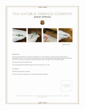 0.52 Ct. Emerald Ring, Platinum 950 Appraisal