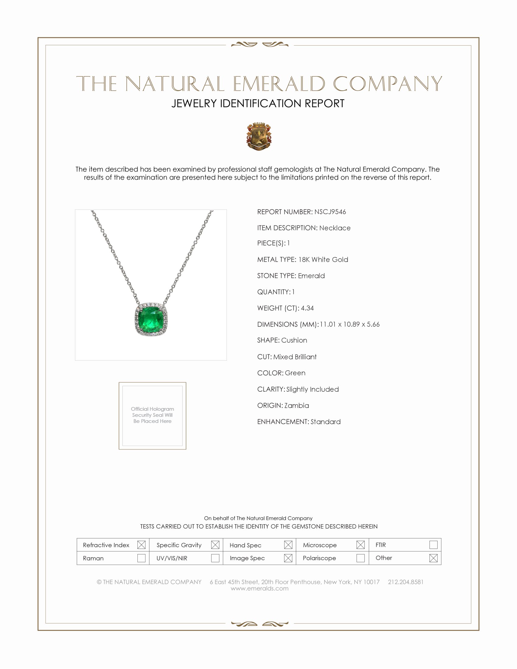 Natural Emerald Solitaire Pendant, Panna Pendant - Shraddha Shree Gems