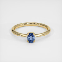 0.50 Ct. Sapphire 14K Yellow Gold ring