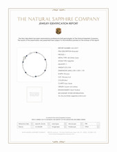 0.86 Ct.Tw. Blue Sapphire and White Sapphire Bezel Bracelet, 18K White Gold Scan Report