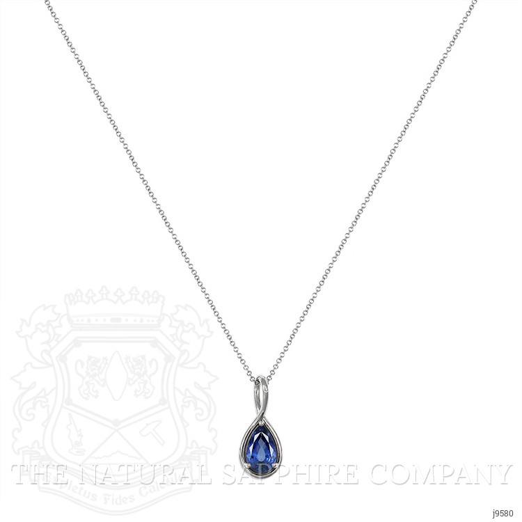 1.86 Ct. Color Change Sapphire Solitaire Pendant, 14K White Gold