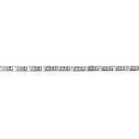 0.70 Ct.Tw. Emerald Bezel Bracelet, 18K White Gold Image