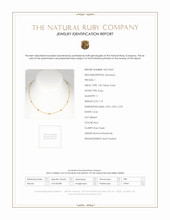 1.75 Ct. Ruby Bezel Necklace, 14K Yellow Gold Scan Report