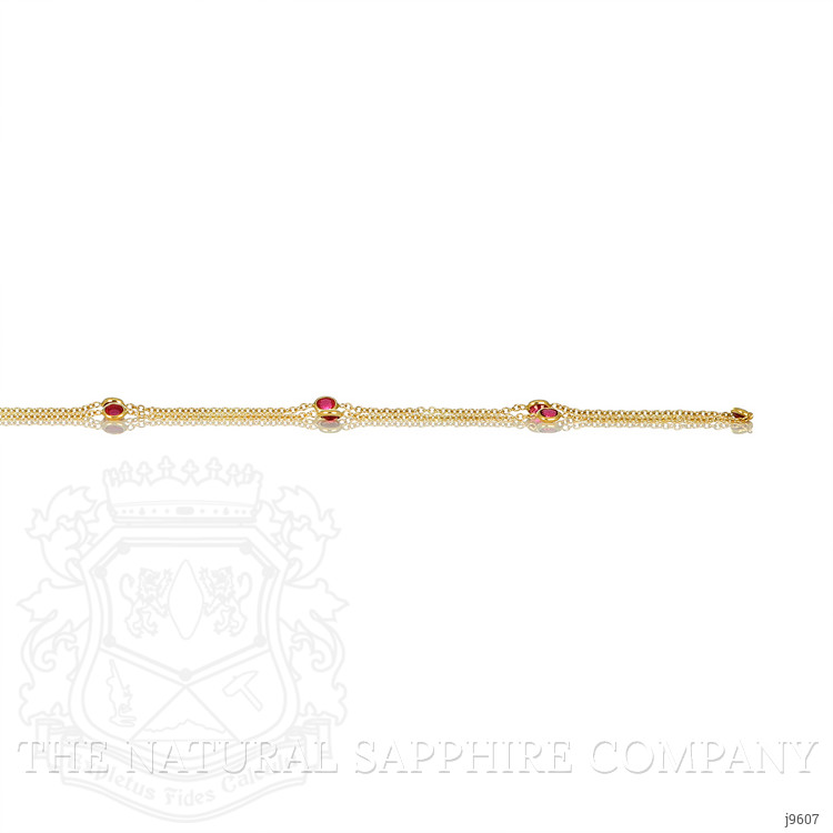 1.75 Ct. Ruby Bezel Necklace, 14K Yellow Gold