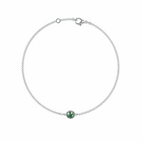 0.42 Ct.Tw.Total Carat Weight Sapphire Bezel Bracelet, 14K White Gold Video