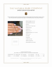 1.77 Ct.Tw. Ruby Tennis/Line Bracelet, 14K Yellow Gold Scan Report