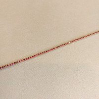 1.77 Ct.Tw. Ruby Tennis/Line Bracelet, 14K Yellow Gold Image