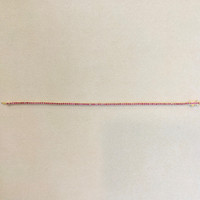 1.77 Ct.Tw. Ruby Tennis/Line Bracelet, 14K Yellow Gold Image