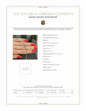 1.20 Ct.Tw. Emerald Tennis/Line Bracelet, 14K Yellow Gold Scan Report