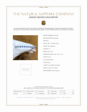 1.08 Ct.Tw.Total Carat Weight Sapphire Natural Diamond Bangle Bracelet, 14K White Gold Scan Report