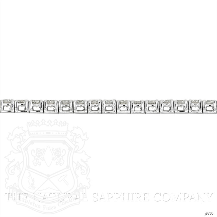 2.50 Ct.Tw. Natural Diamond Pave Bracelet, 14K White Gold