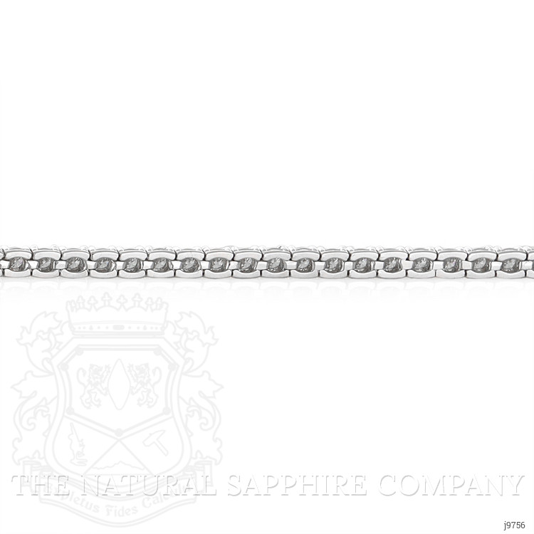 2.50 Ct.Tw. Natural Diamond Pave Bracelet, 14K White Gold