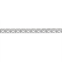 3.93 Ct.Tw. Natural Diamond Pave Bracelet, 14K White Gold Image