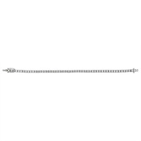 5.38 Ct.Tw.Total Carat Weight Natural Diamond Halo Bracelet, 14K White Gold Image
