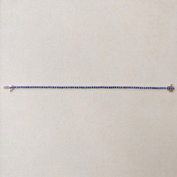 3.56 Ct.Tw. Blue Sapphire Tennis/Line Bracelet, 14K White Gold Image