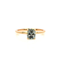 1.56 Ct. Sapphire Natural Diamond Pave Ring, 18K Rose Gold Video