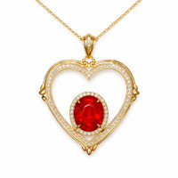 3.87 Ct. Opal 18K Yellow Gold pendant