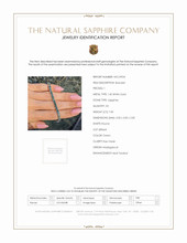 7.00 Ct.Tw. Green Sapphire Tennis/Line Bracelet, 14K White Gold Scan Report