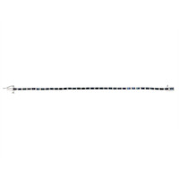4.89 Ct.Tw. Blue Sapphire Tennis/Line Bracelet, 14K White Gold Image
