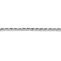 4.89 Ct.Tw. Blue Sapphire Tennis/Line Bracelet, 14K White Gold Image