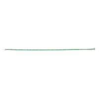 1.12 Ct.Tw. Emerald Tennis/Line Bracelet, 14K White Gold Image