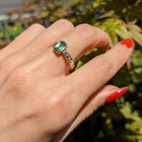 18K White Gold Ring Setting Image