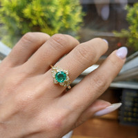 18K White Gold Ring Setting Image