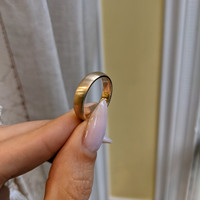 18K White Gold Men's Plain Band Life Style