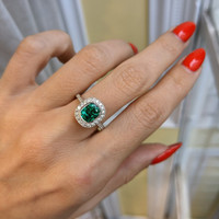 Platinum 950 Pave Ring Setting Life Style