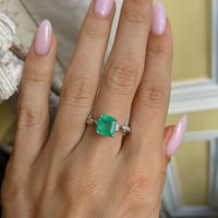 18K Yellow Gold Ring Setting Image