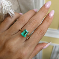 18K Yellow Gold Ring Setting Image