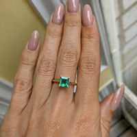 18K Yellow Gold Ring Setting Image