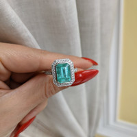 Platinum 950 Pave Ring Setting Life Style