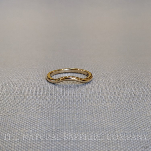 14K Yellow Gold Curved Plain Band