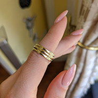 18K White Gold Men's Plain Band Life Style