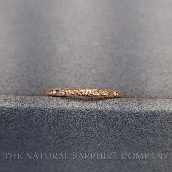 18K Yellow Gold Antique Style Plain Band