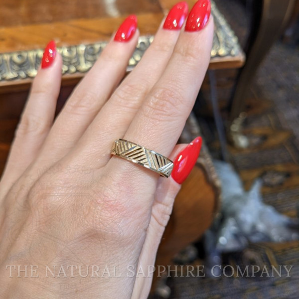 14K Yellow Gold Men's Plain Band