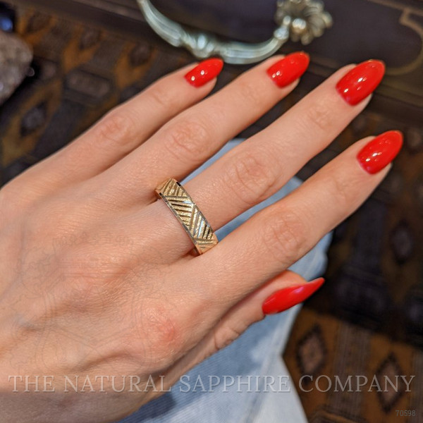 14K Yellow Gold Men's Plain Band